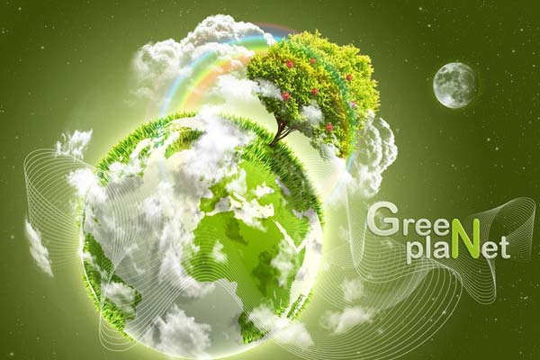 Creating Fantasy Illustration and Magic Scenes. Photoshop Tutorials. Earth Day. Green Planet