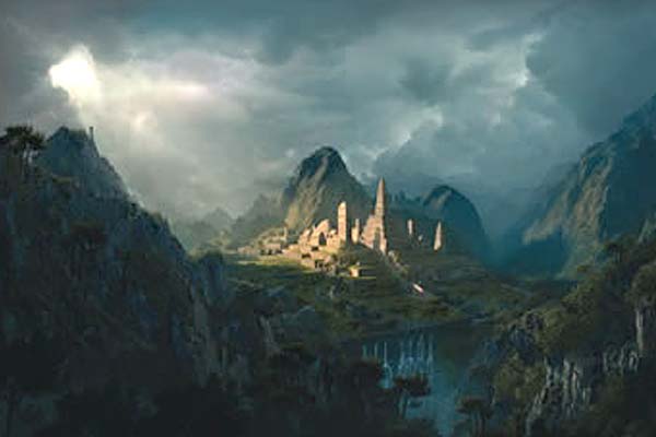 Creating Fantasy Illustration and Magic Scenes. Photoshop Tutorials. Fantasy digital matte painting