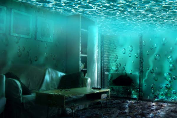 Creating Fantasy Illustration and Magic Scenes. Photoshop Tutorials. Underwater Room