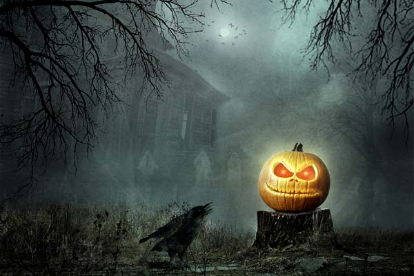 Creating Fantasy Illustration and Magic Scenes. Photoshop Tutorials. Create a Spooky Halloween Photomanipulation