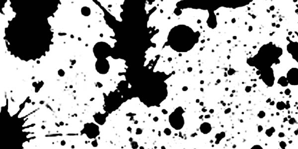 Water Stains and Ink Blots Photoshop Brushes. Big blotches collection