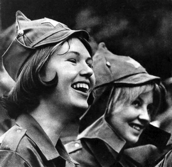 Charming photos of Soviet girls and women