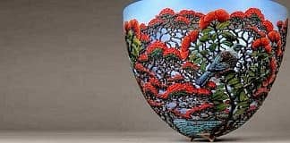 Gordon Pembridge’s Filigree Wood Vases. Charm of carving