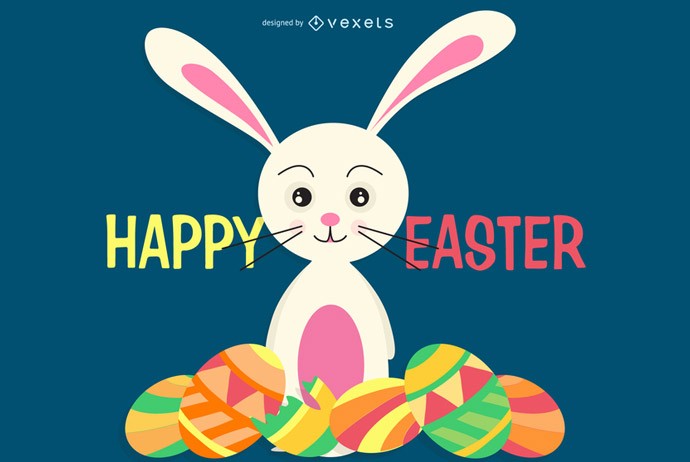 High quality Easter bunnies vector clipart. Huge collection