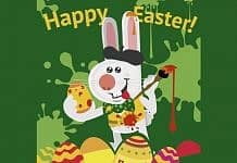 High quality Easter bunnies vector clipart. Huge collection #1