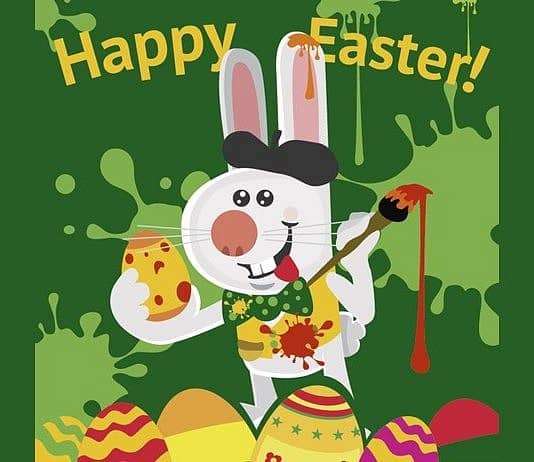 High quality Easter bunnies vector clipart. Huge collection #1