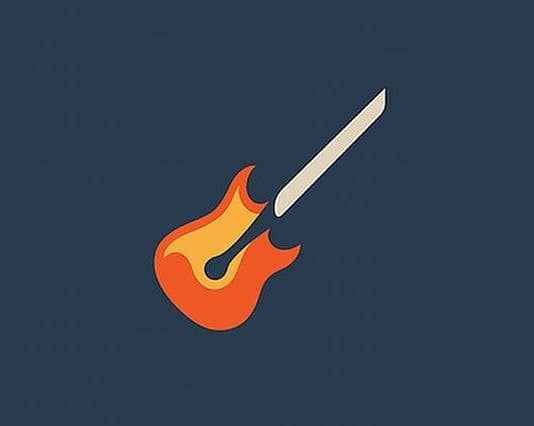 Negative space in logo design. Creative branding ideas for inspiration