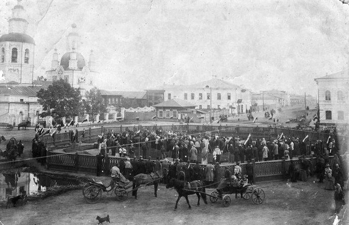 Pre-revolutionary Russia. Retro photos of Krasnoyarsk in the late 19th century