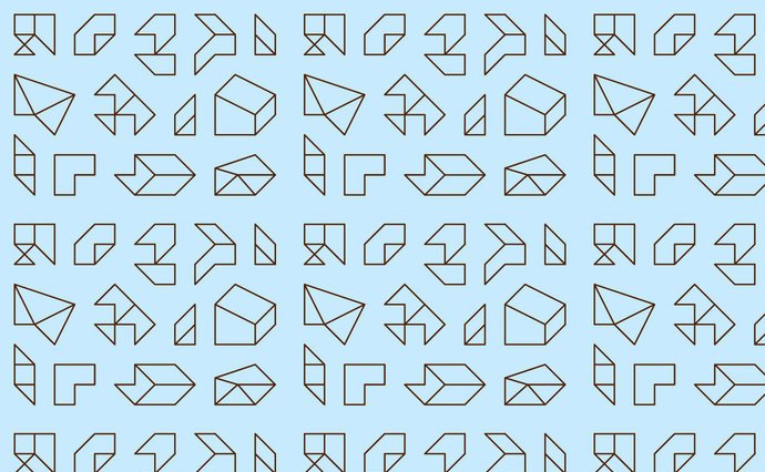 Vector Geometric Patterns for design. Low poly, triangle and abstract tracery for any purpose