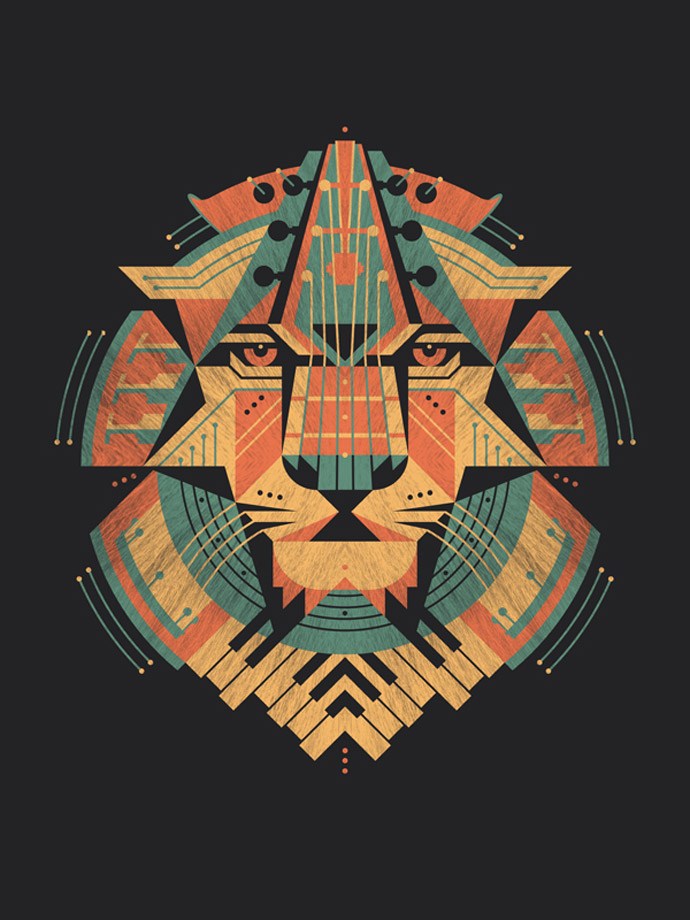 Awesome Vector Illustration. High detailed abstractions and low poly animals that catch your eyes